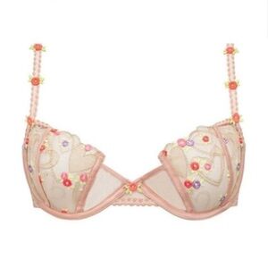 For Love & Lemons Maeve Floral Bra